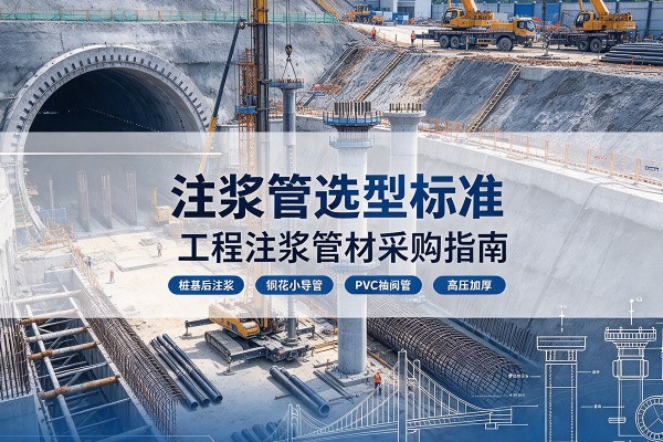 安化注浆管选型标准