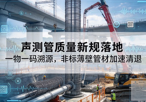 安化声测管质量新规落地，一物一码溯源，非标薄壁管材加速清退